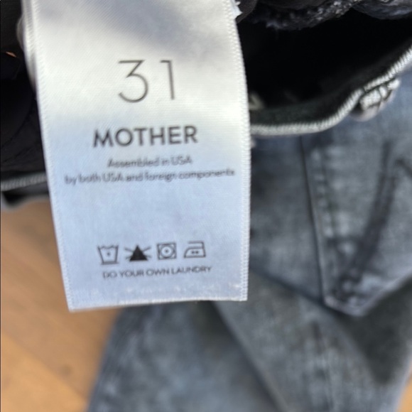 Mother the insider crop step fray jeans - size 31 - Picture 4 of 6